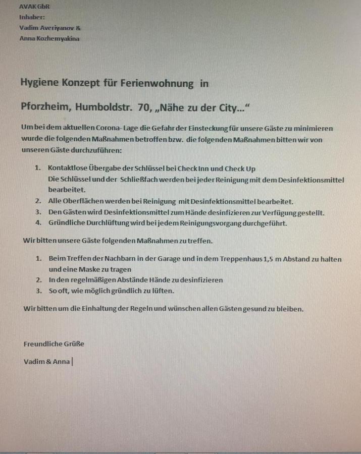 Nahe An Der City Fuer Monteure Und Fuer Urlauber بفورتسهايم المظهر الخارجي الصورة